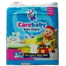Carebaby Large Diapers (L 80 Pack)