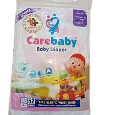 Carebaby Newborn Diapers (NB 52 Pack)