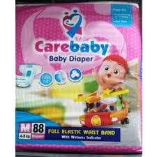 Carebaby Medium Diapers (M 88 Pack)